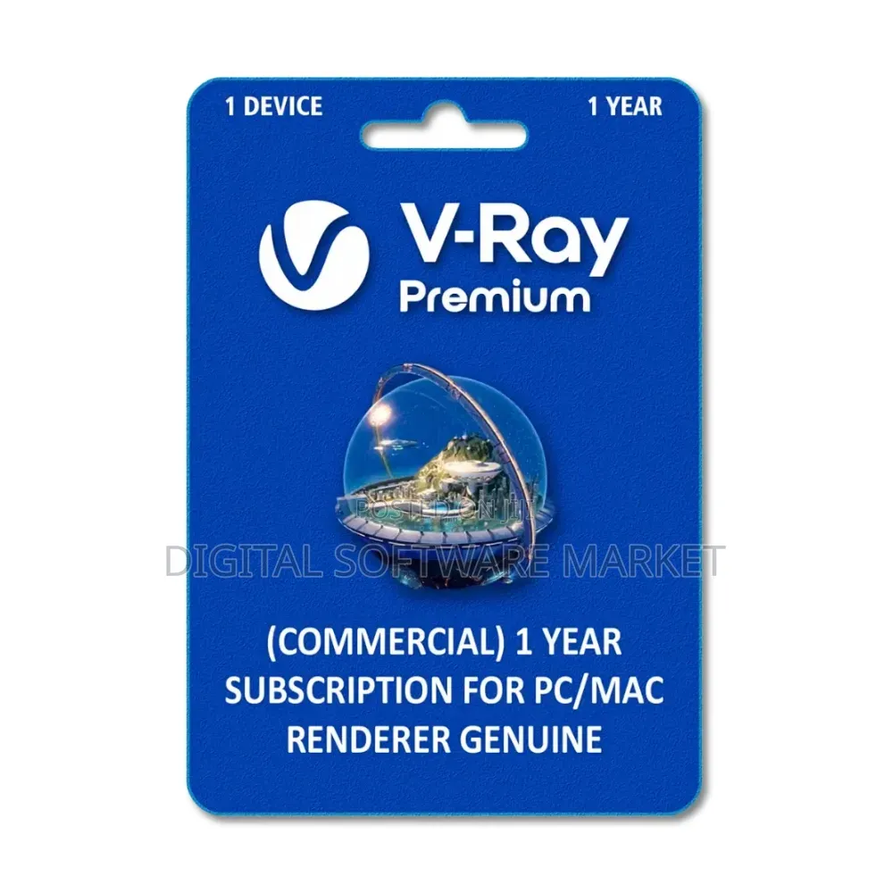 V-Ray Premium – Commercial | 1 Year Subscription for Pc/Mac