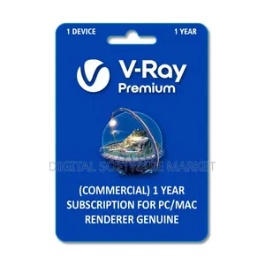 V-Ray Premium – Commercial | 1 Year Subscription for Pc/Mac