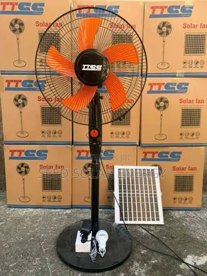 High Speed Solar Fan With Lights