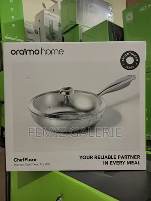 Oraimo Chefflare Durable Premium Stainless Steel Deep Fry Pan