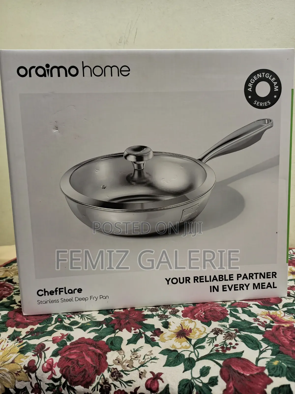 Oraimo Chefflare Durable Premium Stainless Steel Deep Fry Pan