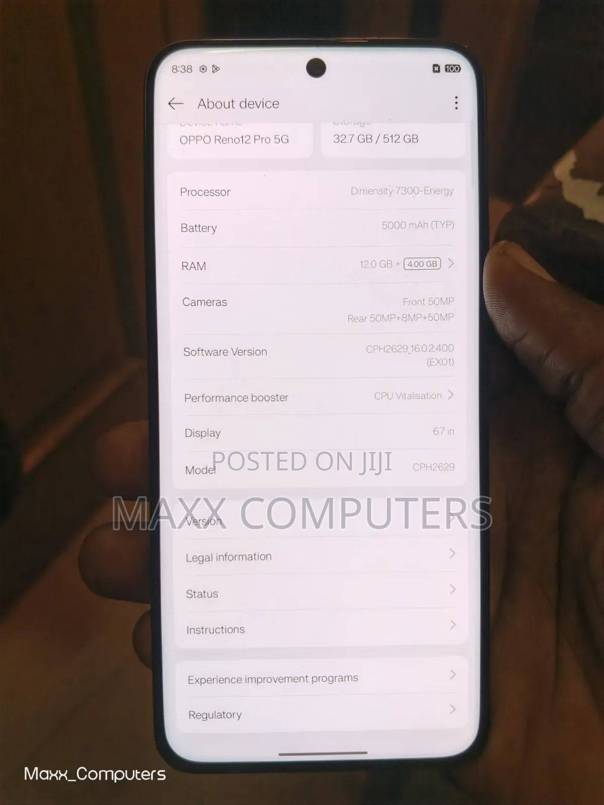 Oppo Reno 12 5G 512 GB Black