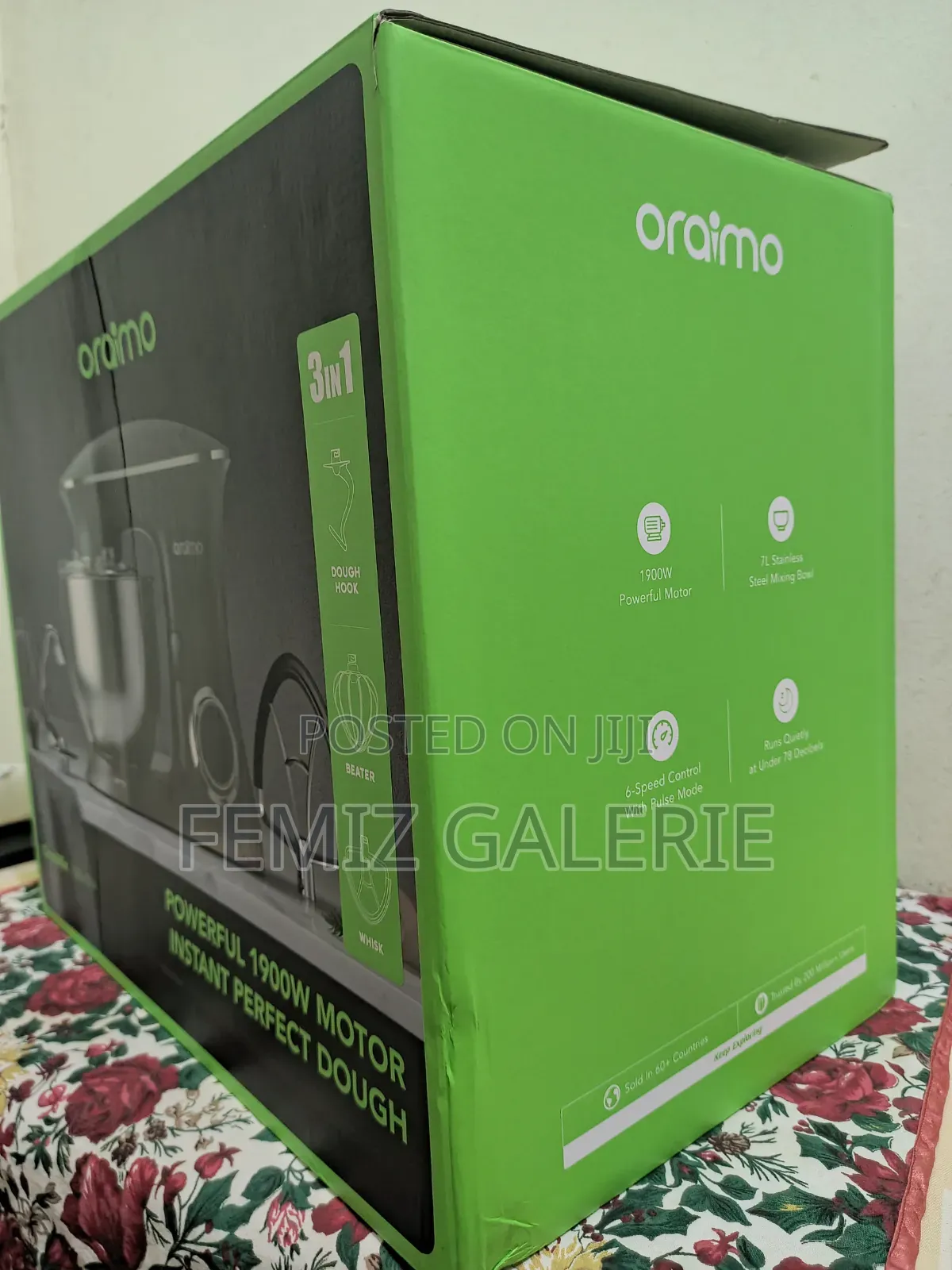 Oraimo Ominimix 6 Speeds Durable All Metal Gears Stand Mixer