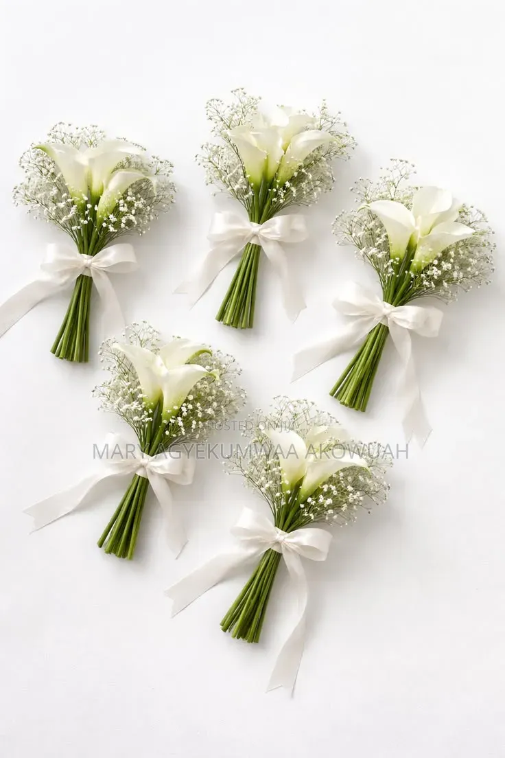 Bridal & Bridesmaids Bouquets & Corsages & Boutonnieres