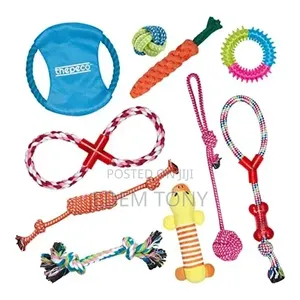 10 Out of Ten - Pack of Dog Toys and Rope - Entertaining Dogs Puppys