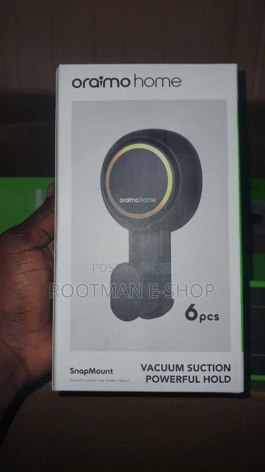 _Oraimo Snapmount: Press, Stick, Hang – No Tools Needed