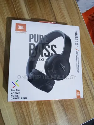 Black JBL 510bt Pure Bass Headset