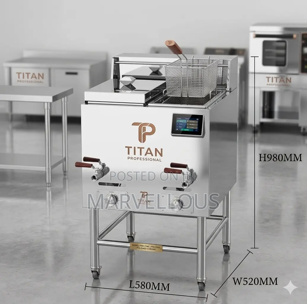 Professional Dual-Tank Deep Fryer.Built for Heavy Duty Performance