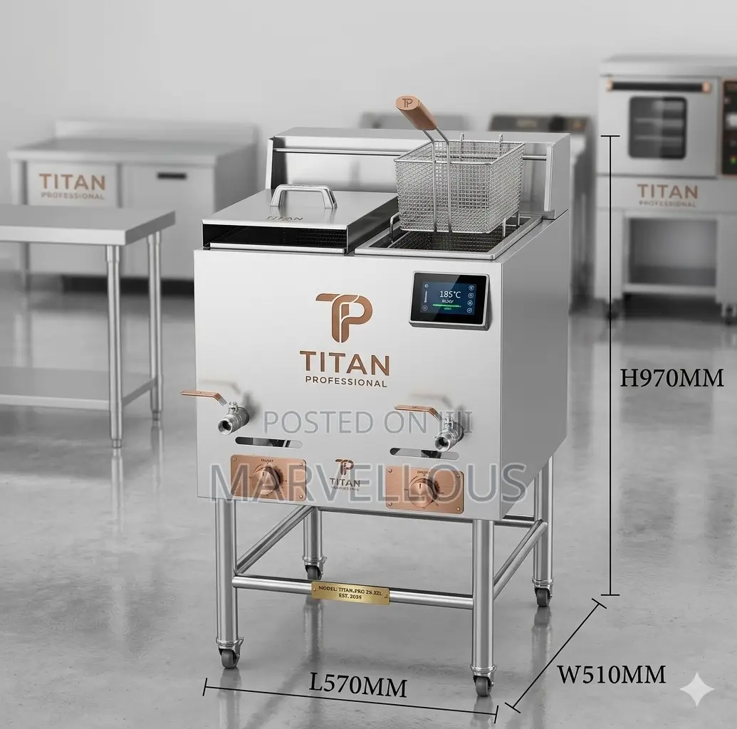 Professional Dual-Tank Deep Fryer.Built for Heavy Duty Performance