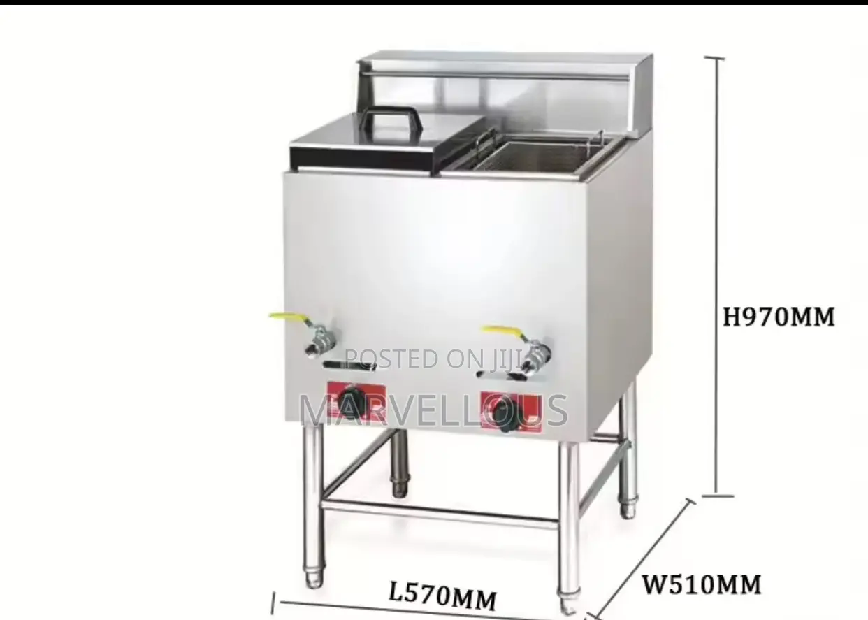 Professional Dual-Tank Deep Fryer.Built for Heavy Duty Performance
