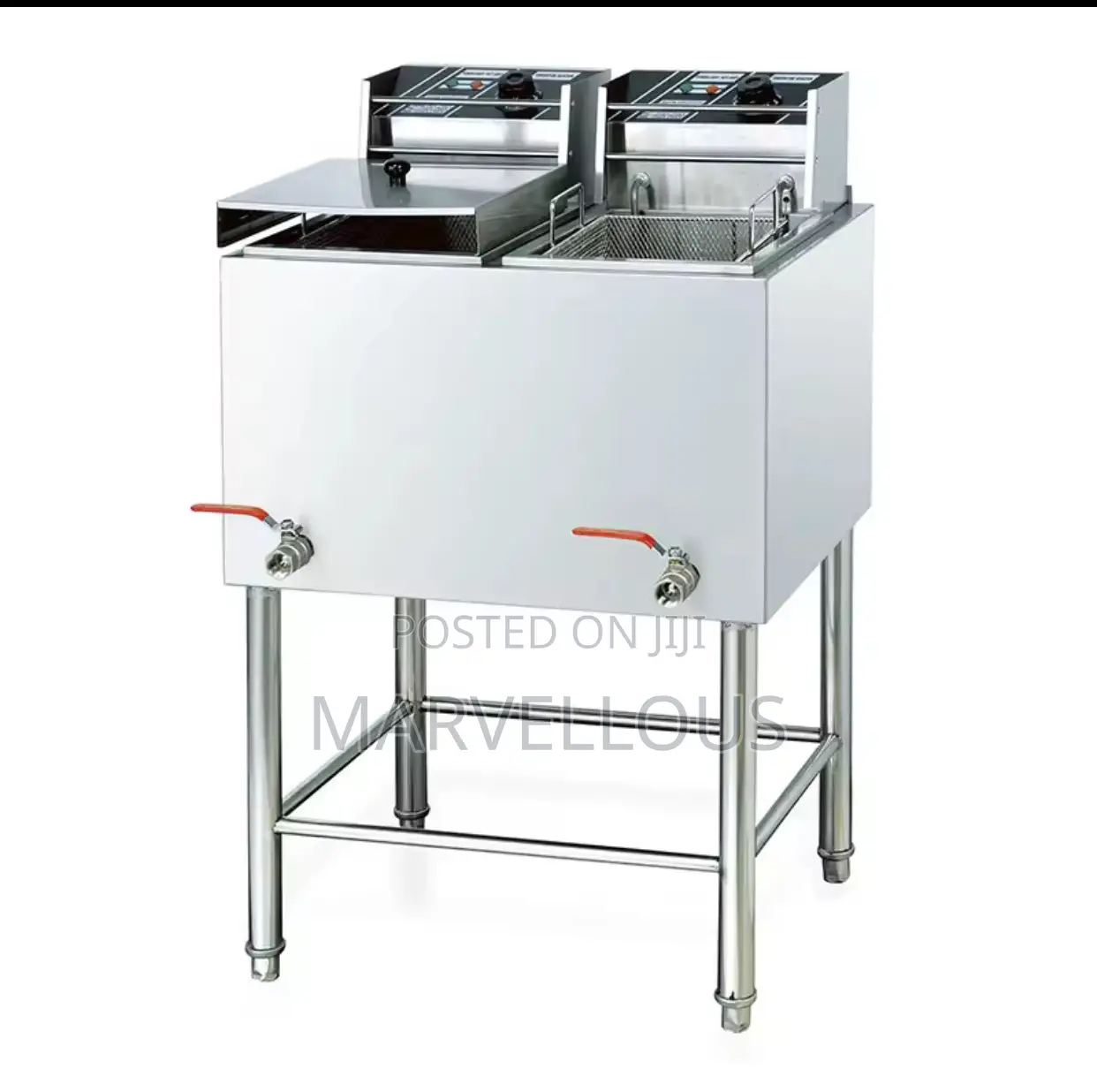 Professional Dual-Tank Deep Fryer.Built for Heavy Duty Performance