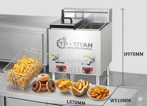 Professional Dual-Tank Deep Fryer.Built for Heavy Duty Performance