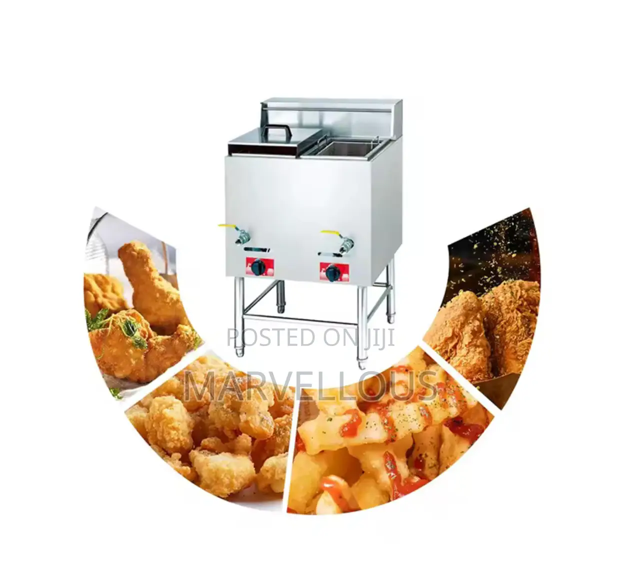Professional Dual-Tank Deep Fryer.Built for Heavy Duty Performance