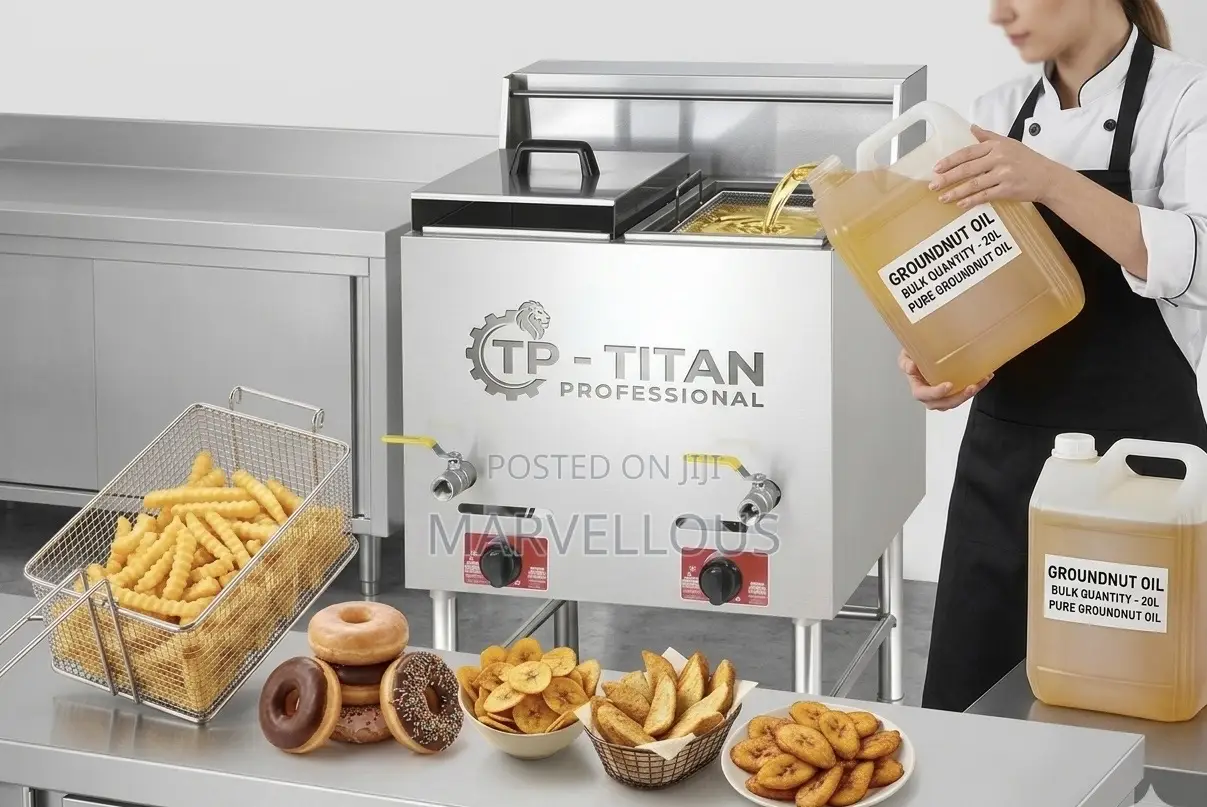 Professional Dual-Tank Deep Fryer.Built for Heavy Duty Performance