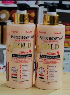 Purec Egyptian Magic Whitening Gold 14 Days Face Body Lotion.
