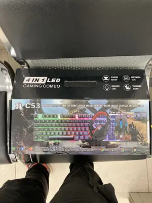 4 in 1 Gaming Combo. Mouse, Keyboard, Mousepad, and Headset