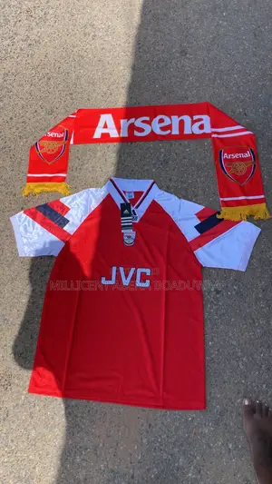 Arsenal Jersey and Muffler