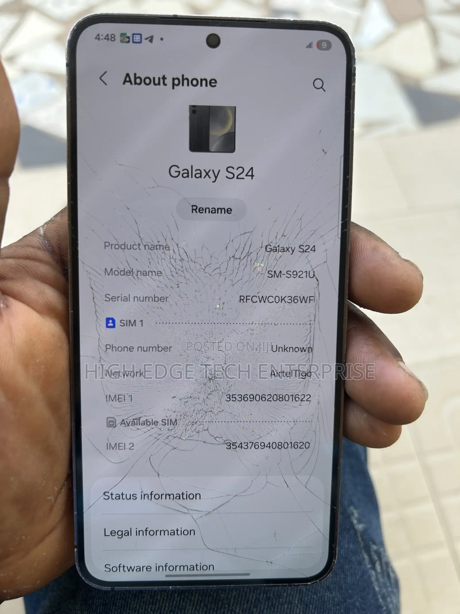 Samsung Galaxy S24 128 GB Black