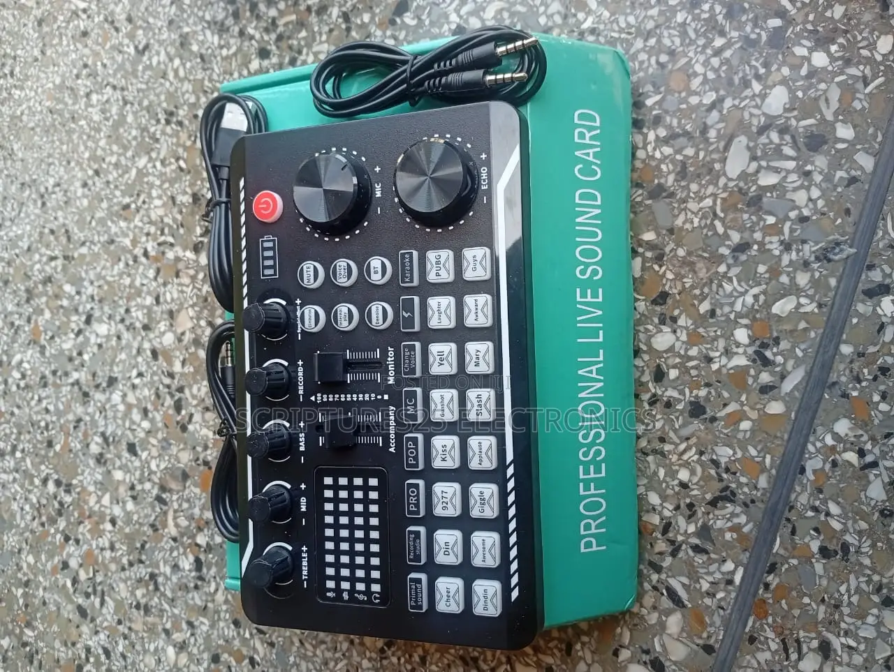 F998 Sound Card Mixer Dj Soundcard Podcast