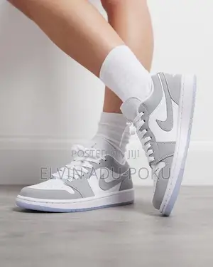 Nike Air Jordan 1 “ White | Wolf Grey “ Sneaker
