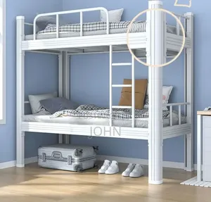 Metal Bunk Bed Black