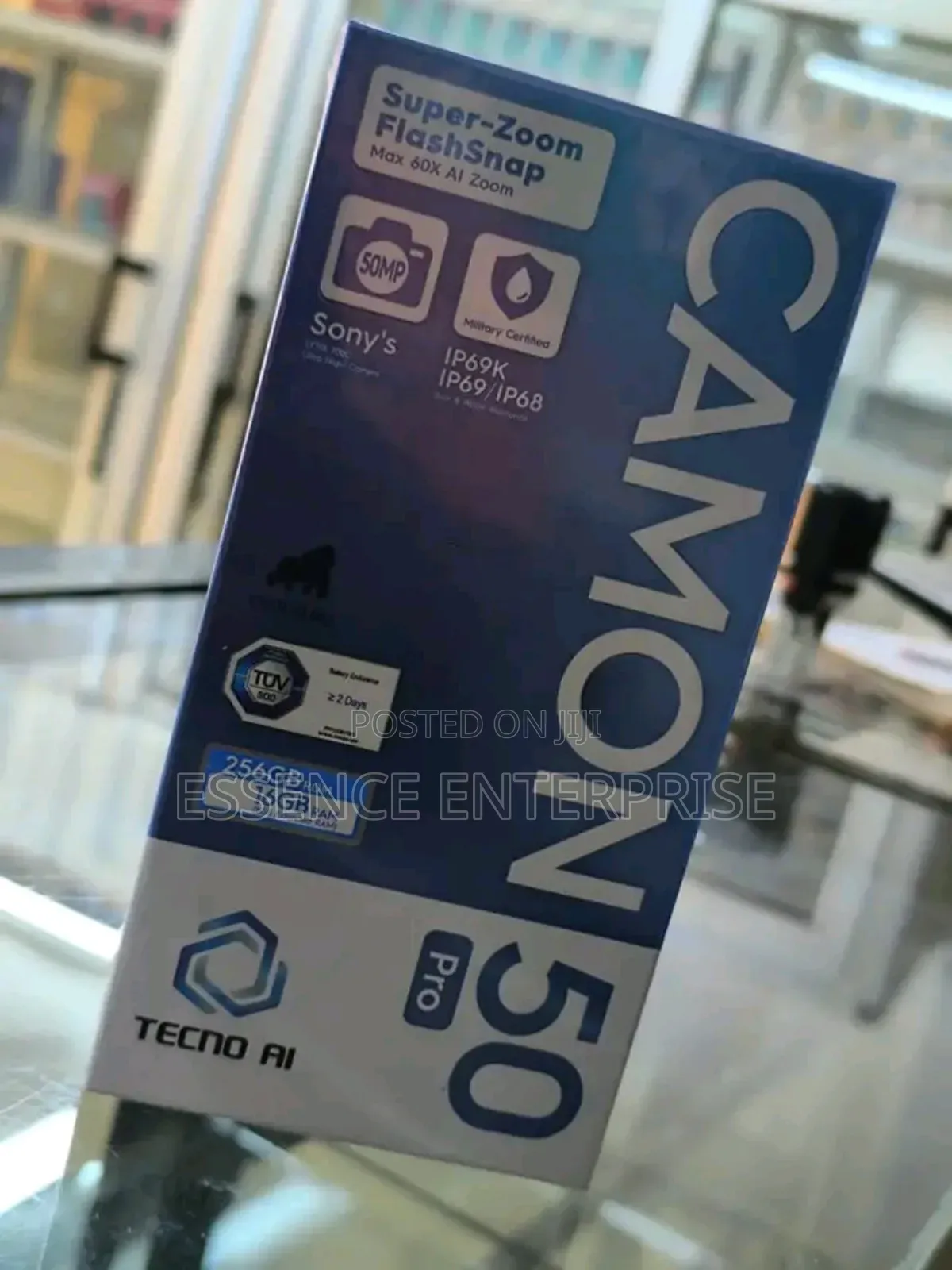 New Tecno Camon 50 Pro 256 GB Black