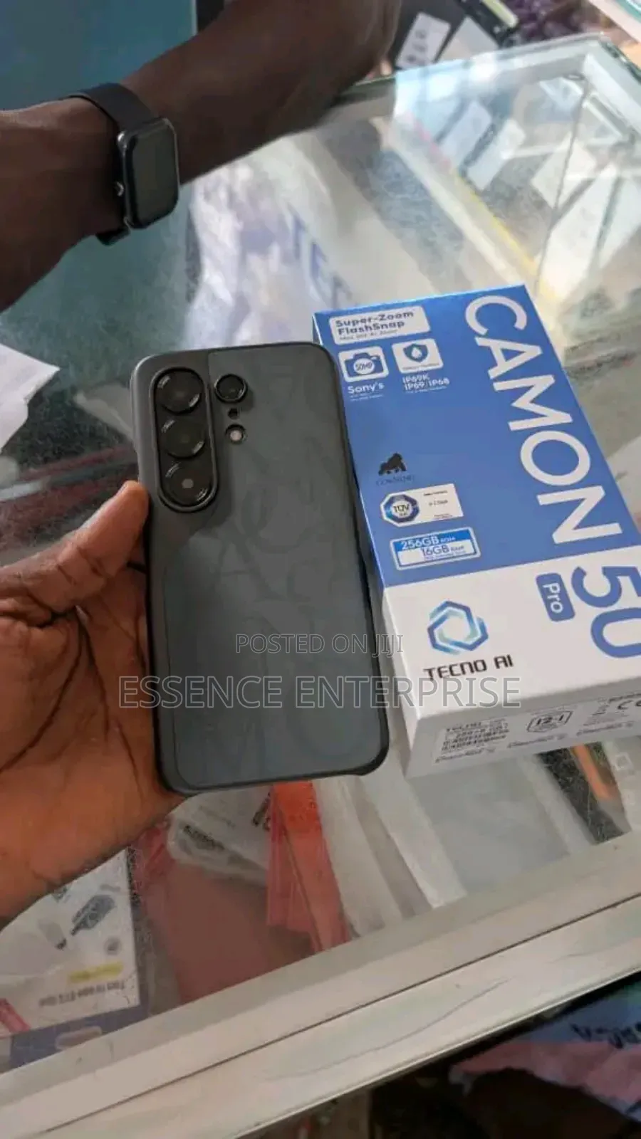 New Tecno Camon 50 Pro 256 GB Black