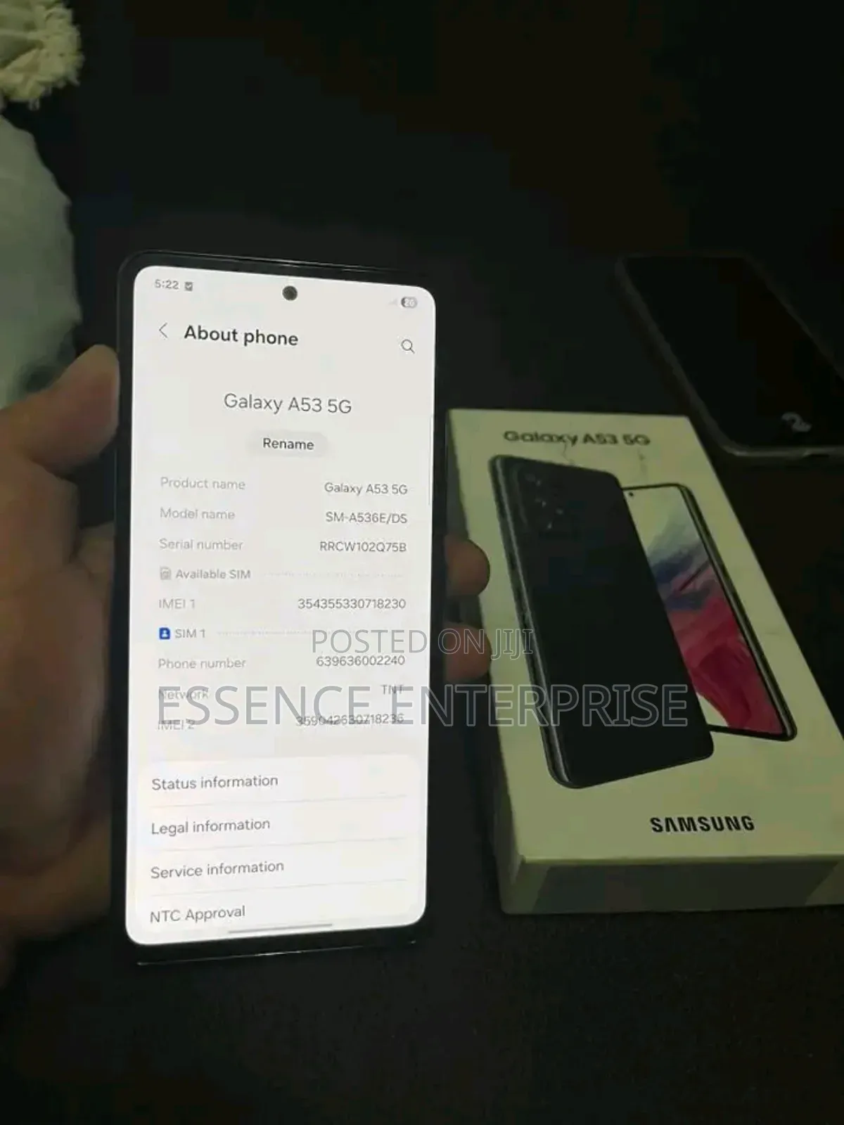 Samsung Galaxy A53 5G 256 GB Black