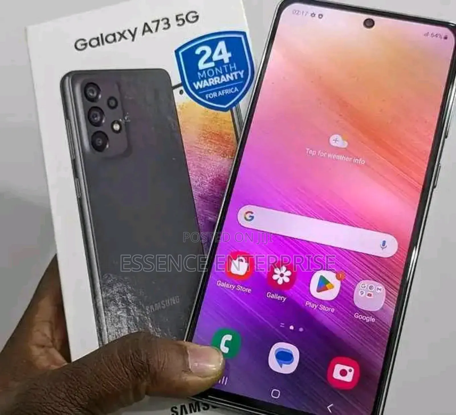 New Samsung Galaxy A73 5G 256 GB Black