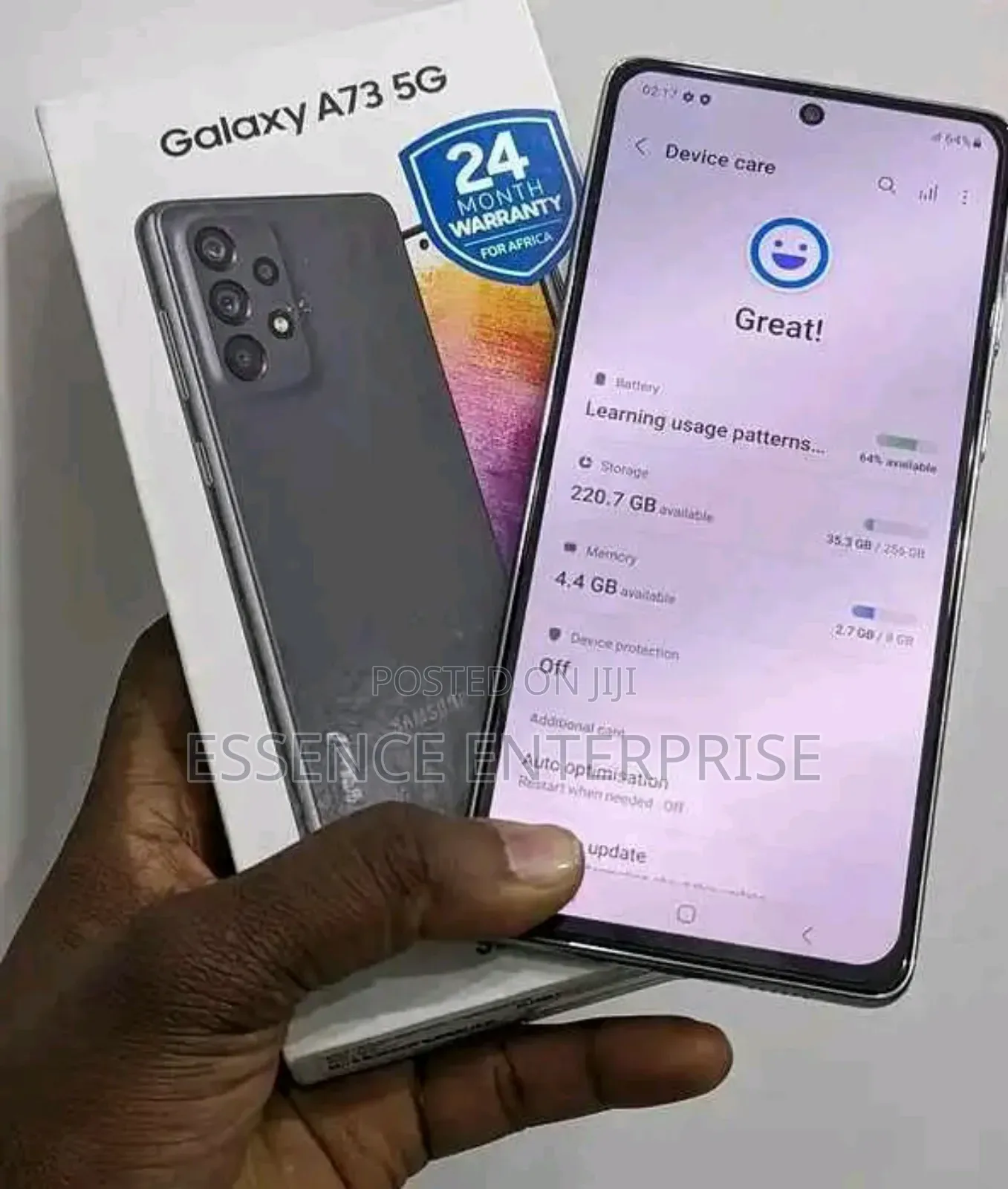 New Samsung Galaxy A73 5G 256 GB Black