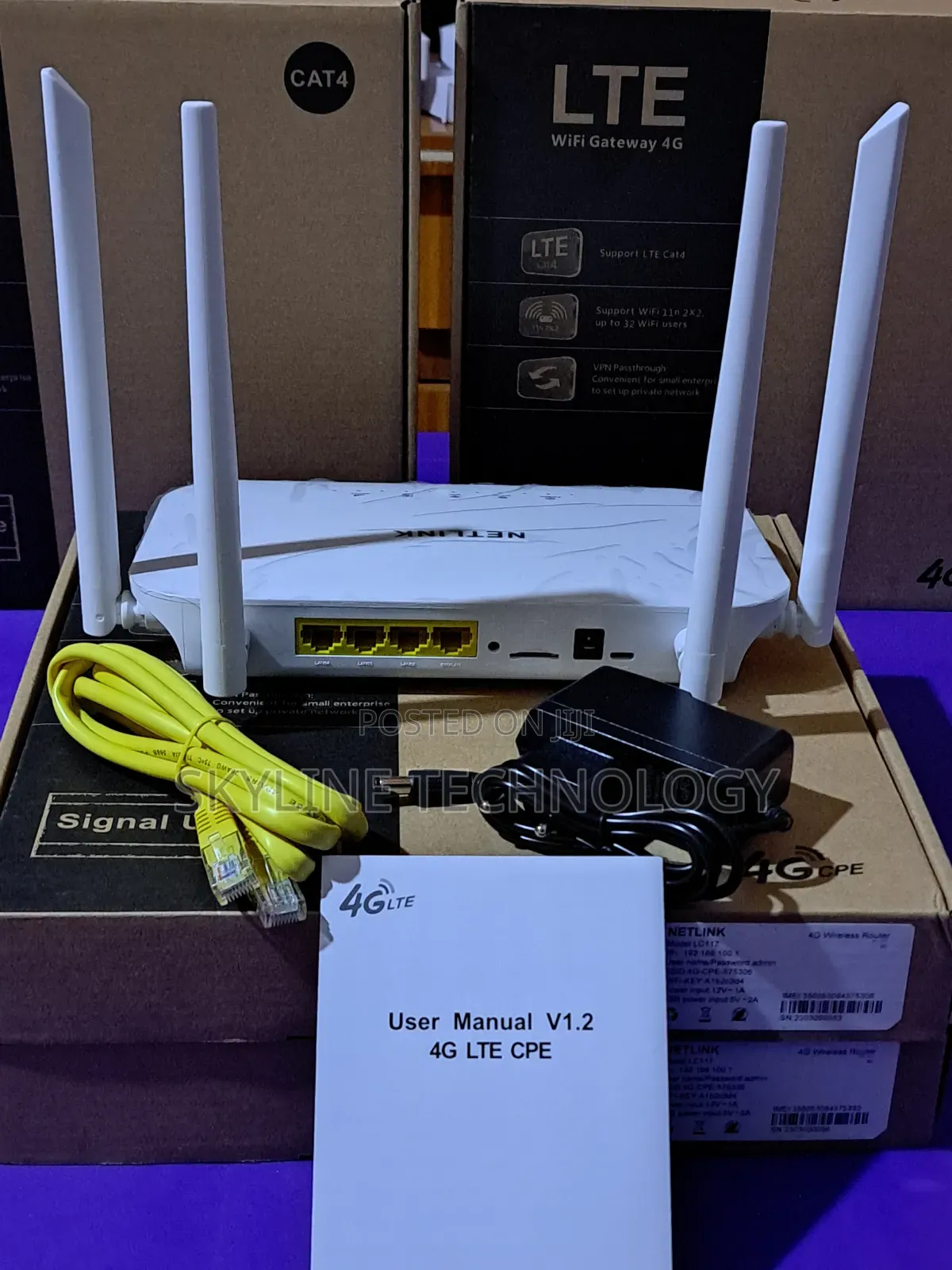 4g High Speed Netlink 300mbps Router
