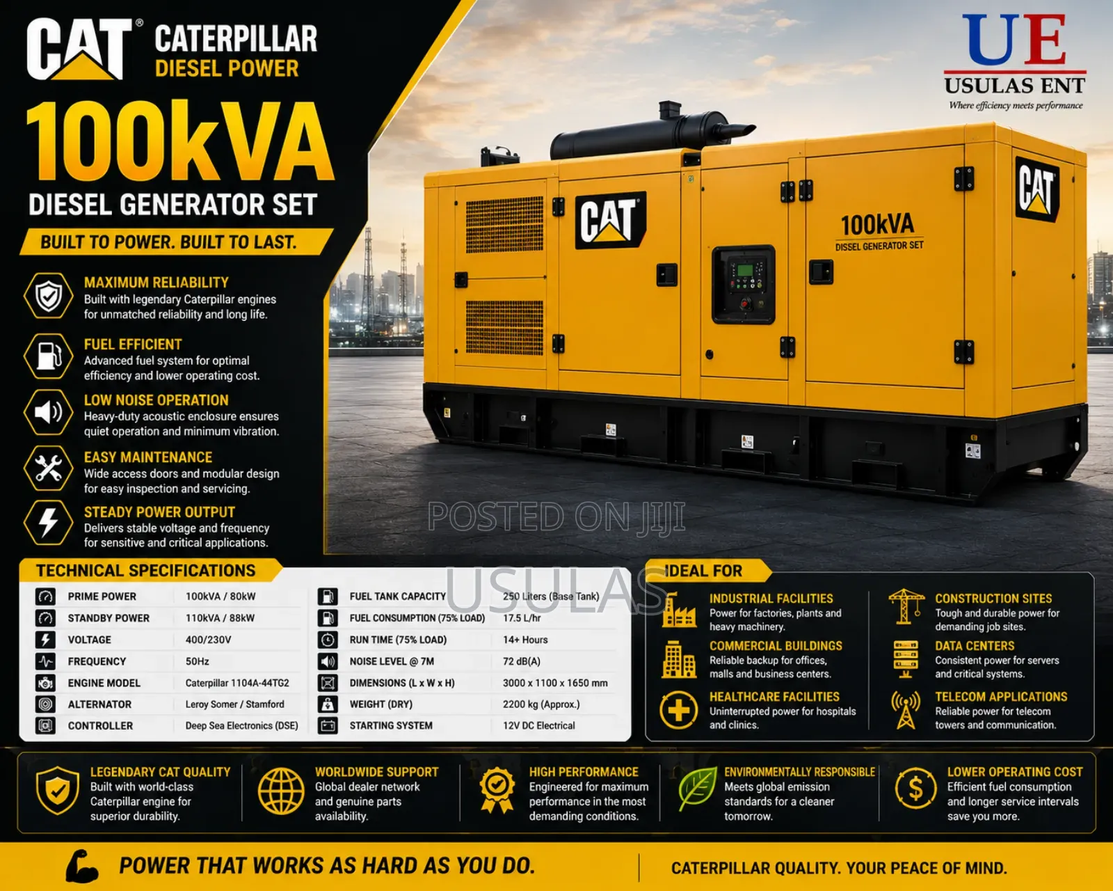 Cat 100kva
