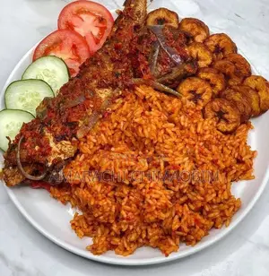 Delicious Jollof, Fried Rice, Stew Banga - Place Your Order Now