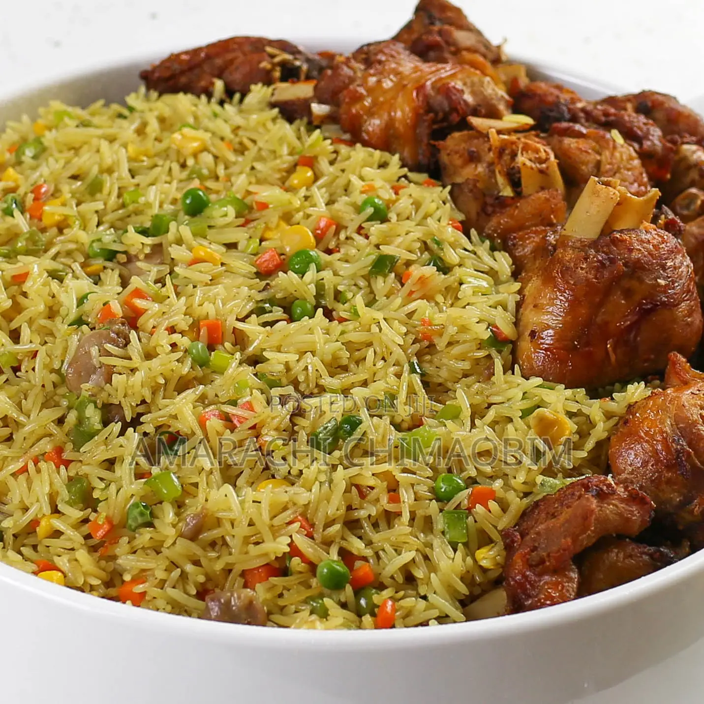Delicious Jollof, Fried Rice, Stew Banga - Place Your Order Now