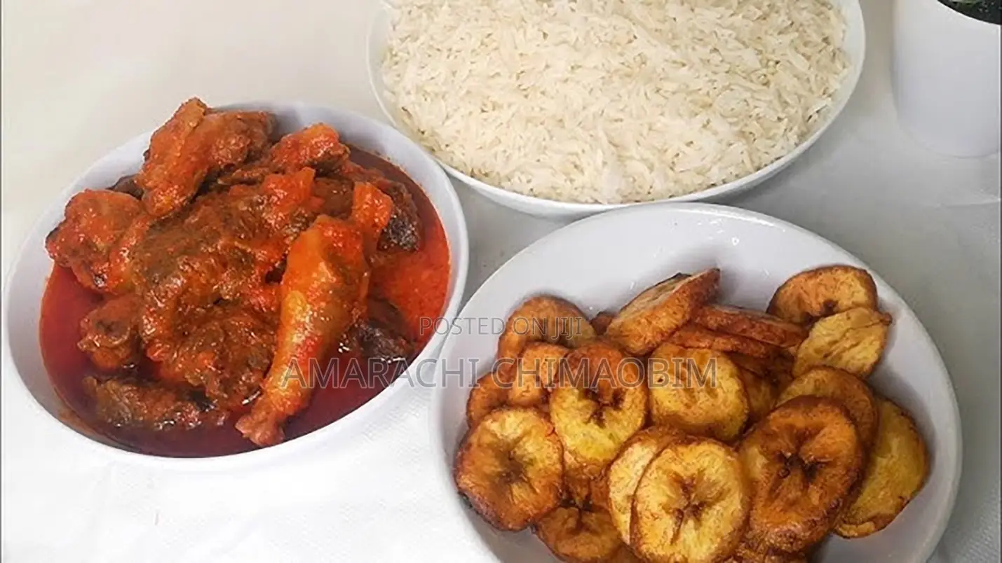 Delicious Jollof, Fried Rice, Stew Banga - Place Your Order Now