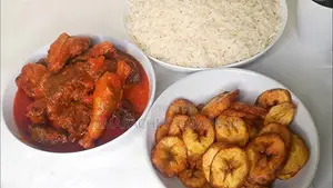Delicious Jollof, Fried Rice, Stew Banga - Place Your Order Now