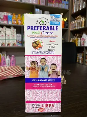 Preferable Kids Teens Natural Moisturizing Body Milk