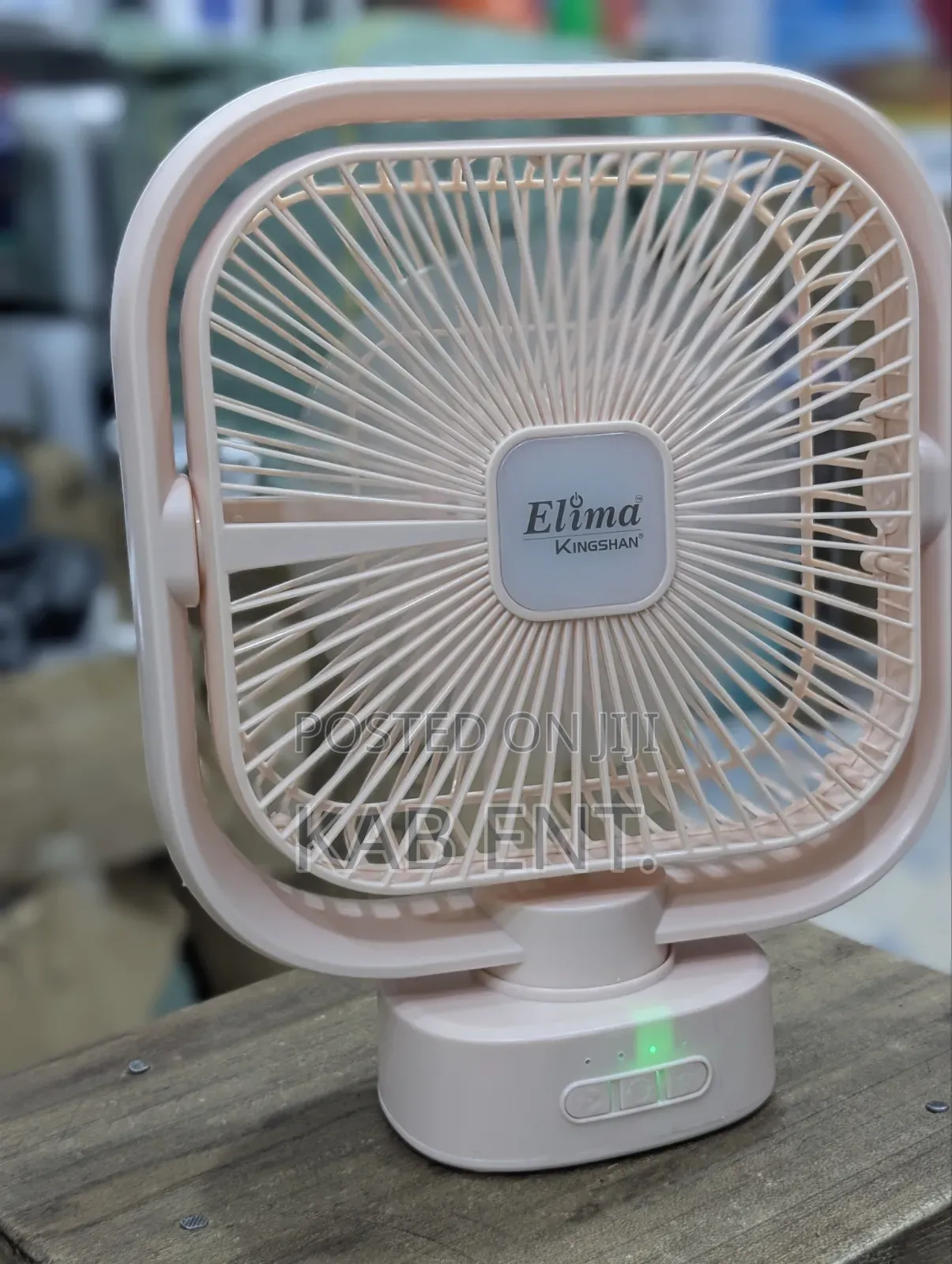 Rechargeable Mini Desktop Rotating Fan