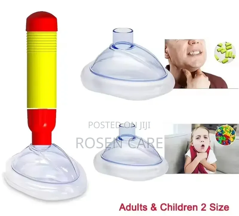 Manual Anti-choking Rescue Device Airway Suction Inhaler Spacer