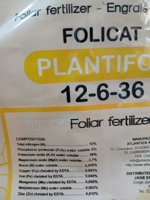 Folicat NPK 12-6-36 Fertilizer