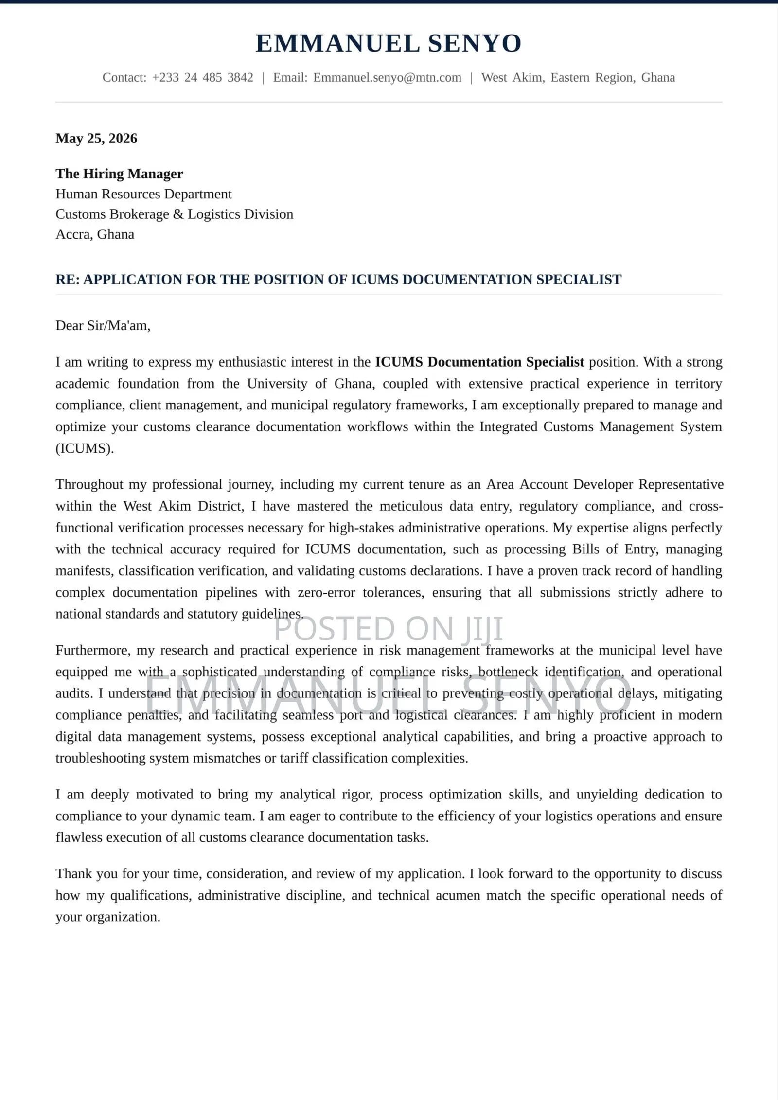 Icums Documentation Specialist