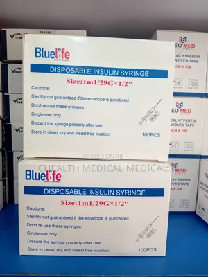 Disposable Insulin Syringe 1ml