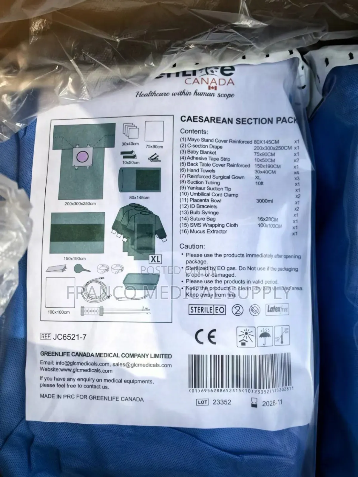 Caesarean Section Pack