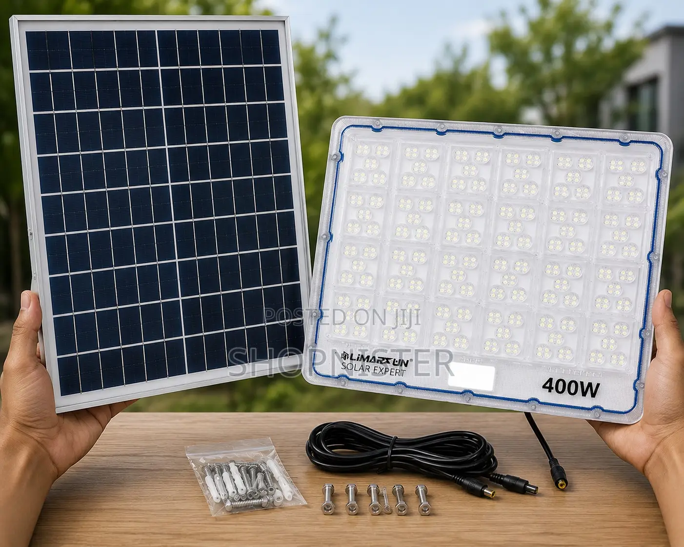 400w Solar Led Flood Light – Ip66 Waterproof