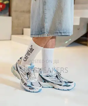 Off-White Be Right Back White Light Blue Colorway