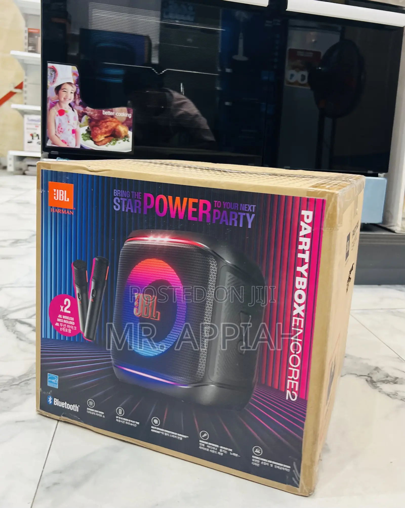 Shop Durable JBL Party Box Encore 2 Potable With 2 Mic 