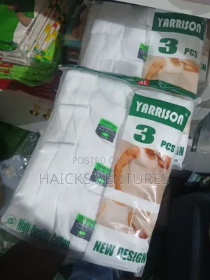 3pacs Of Yarrisson Cotton Singlet