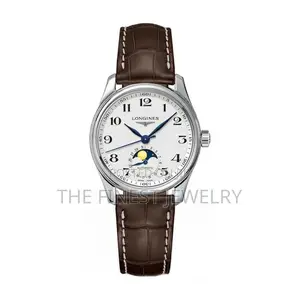 Longines Master Collection Watch With a Brown Leather Strap