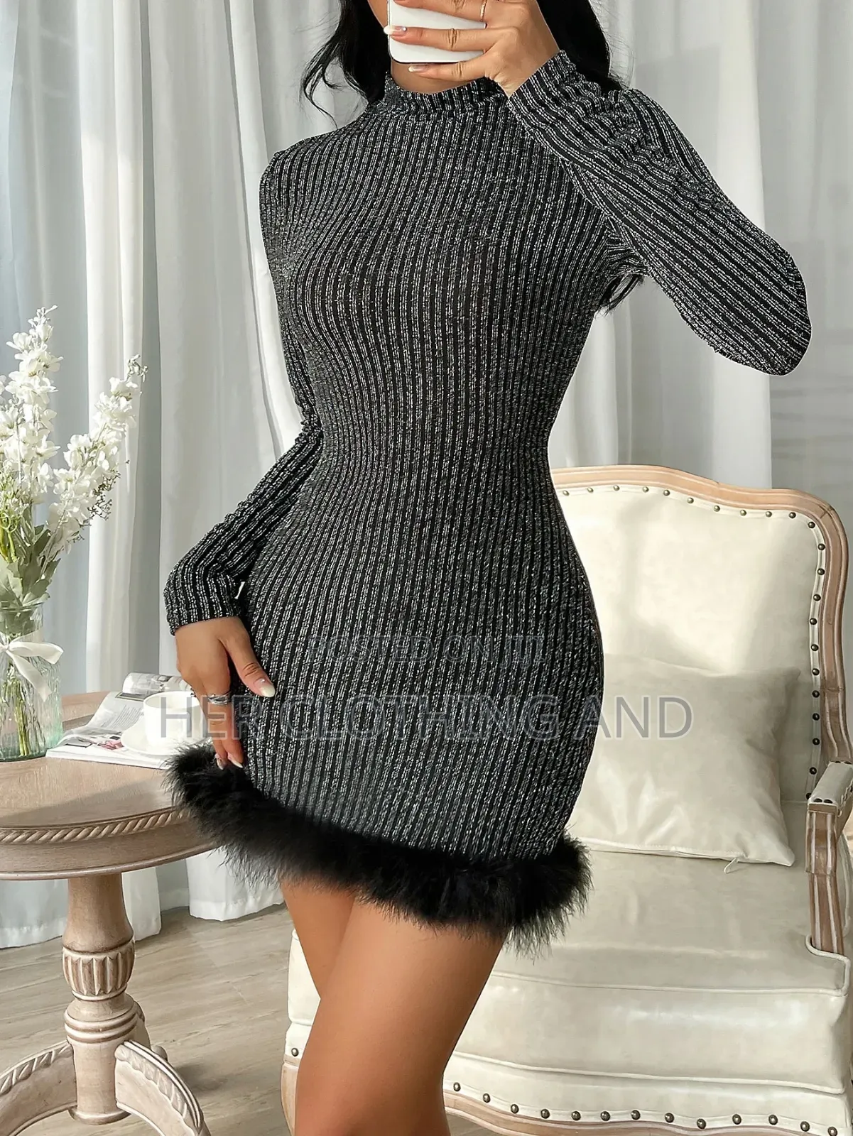 Ladies Dress in White