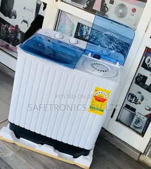 Valuable Sleek Nasco Washing Machine Semi Automatic 8 Kg White